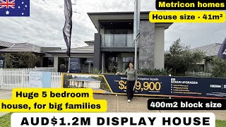 $1.3M Luxury Display Home 😍 5 Bedroom Double Storey | Balcony Master   Alfresco BBQ | Melbourne 