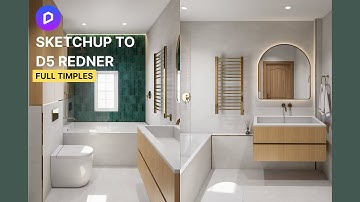 How To Create a Realistic Bathroom Interior in D5 Render