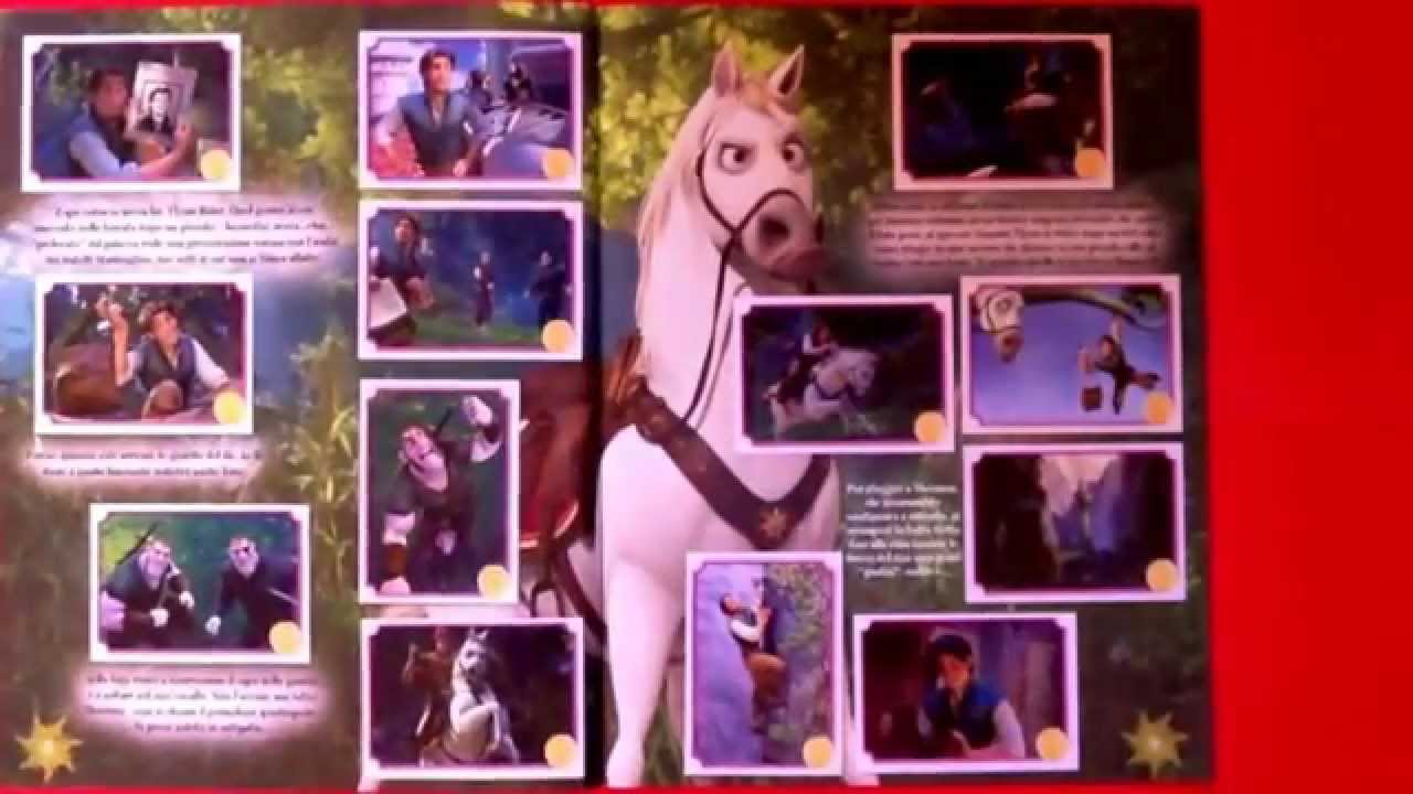 Album figurine Panini-Stickers Album l'intreccio della torre/Rapunzel 100% complete