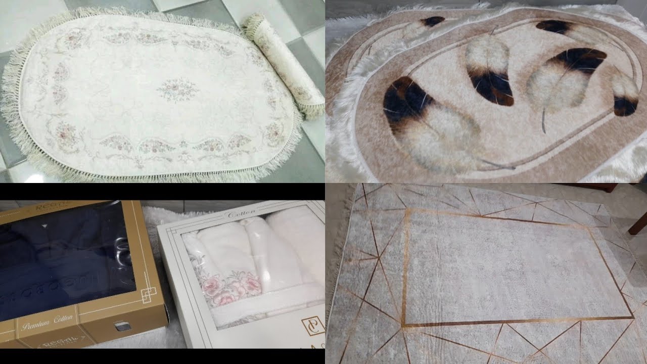 🌺جهاز العروس🌺les sorties de bain ،زربية الصالون ،descente de lit لي ديتهم في جهازي 🌺