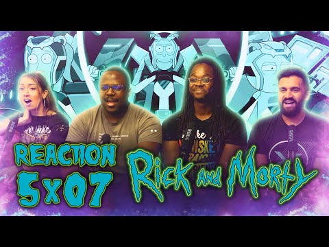 Rick and Morty - 5x7 Gotron Jerrysis Rickvangelion - Group Reaction