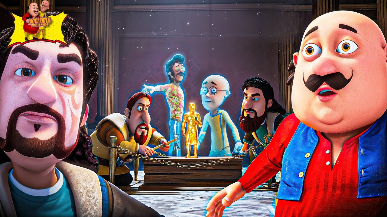 Chingum Sir Aur Patlu Per Kisne Kara Jaadu | Winter Palace | Motu Patlu | Kiddie Land