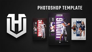 Sports Poster Template Tutorial - REFLECTION - Etsy Template