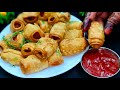 Ramzan Special Golden &amp; Crispy Mini Chicken Spring Roll Recipe | Best Iftar Snacks for Ramzan 2026 |