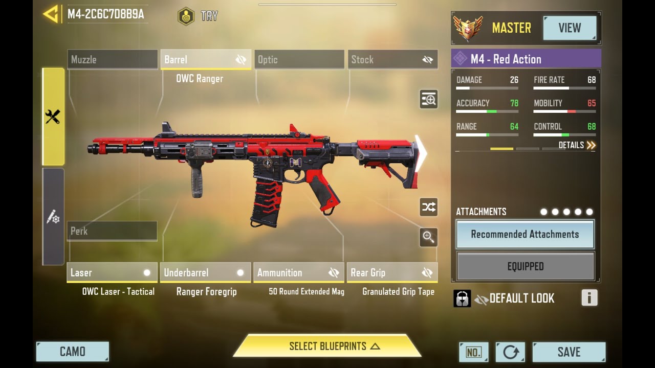 Cod Mobile Multiplayer Gameplay | Best M4 Gunsmith Loadout list | TOP 1 ...
