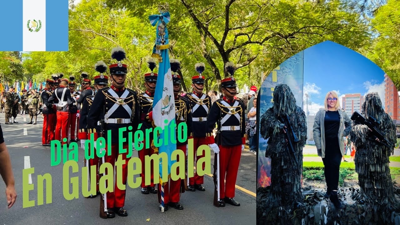 Así se vive el Desfile del Día del Ejército en Guatemala 🇬🇹 | 30 de ...