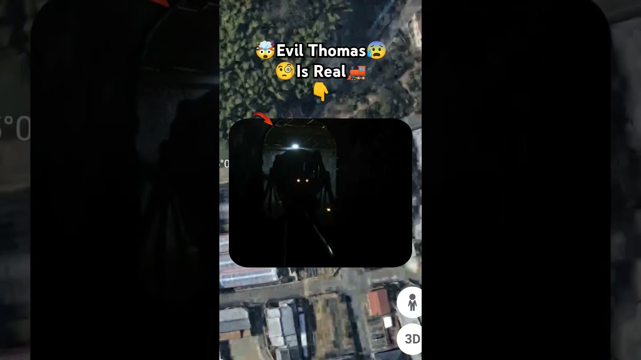 🤯😰🚂 I Found Evil Thomas Train In Google Earth!? 