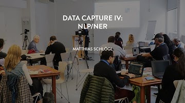 Summer School 2020: Data capture IV: NLP/NER