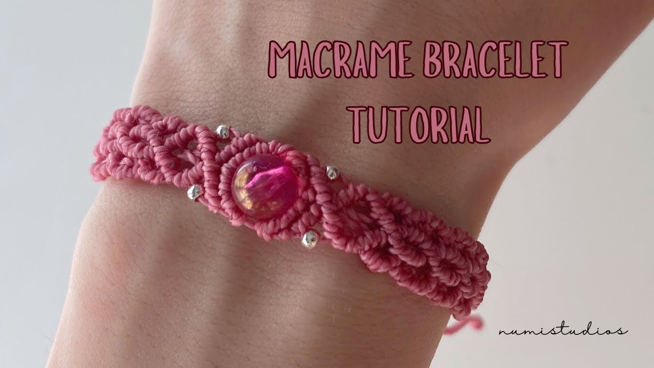 How to Make a Macrame Bracelet at Home | DIY Beads Bracelet Tutorial