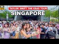 Singapore goes crazy for taylor swift  the eras tour experience outside stadium  