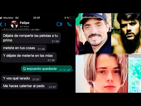 GUERRA EN LA FAMILIA FORT: Feroz pela por chat entre Thomy,  Eduardo y Felipe