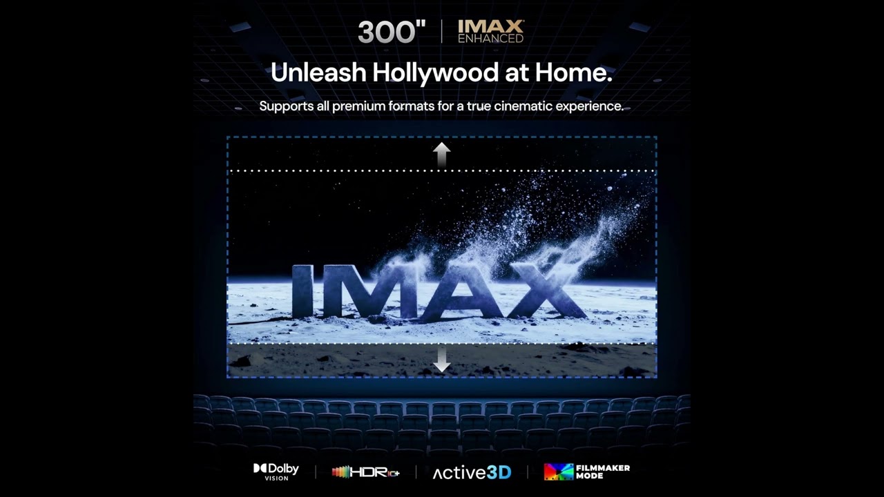 Home Theater Upgrade: Valerion VisionMaster Max 4K Laser Projector With Massive 180-Inch Screen