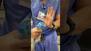 Cast Saw vs Human hand! How does it work? #shorts  #medicine  #orthopaedics #doctor #surgeon