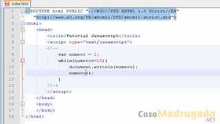 Tutorial Javascript - 15 - Ciclo While