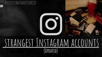 The Strangest Instagram Accounts.