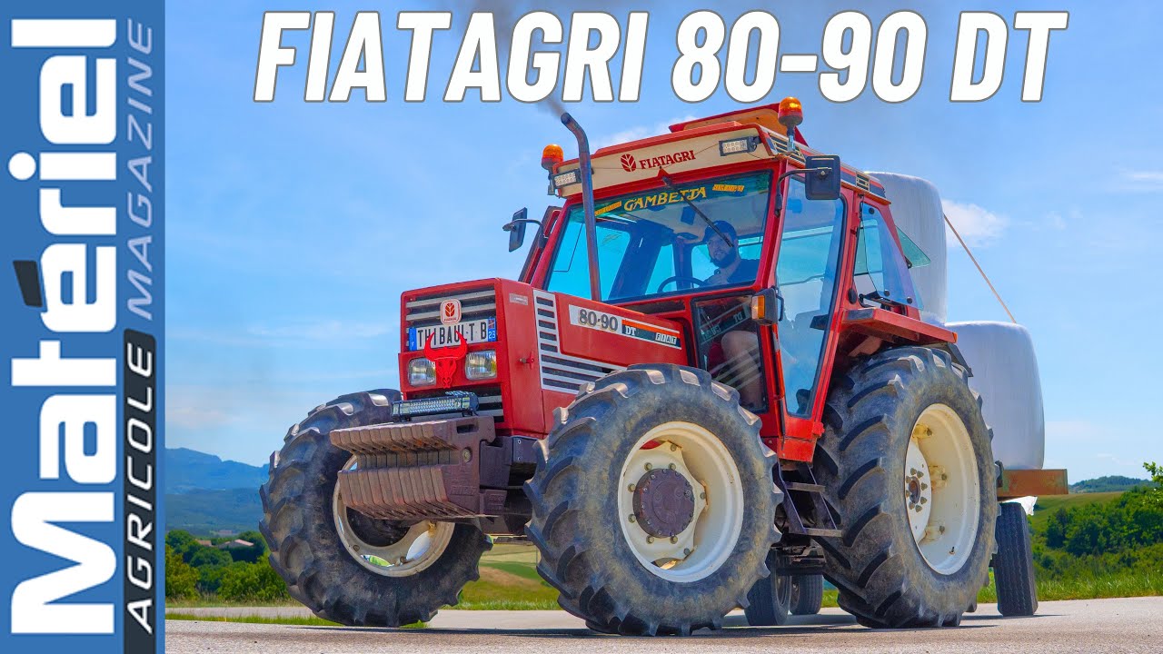 Un Fiatagri 80-90 DT à l'assaut des cols drômois