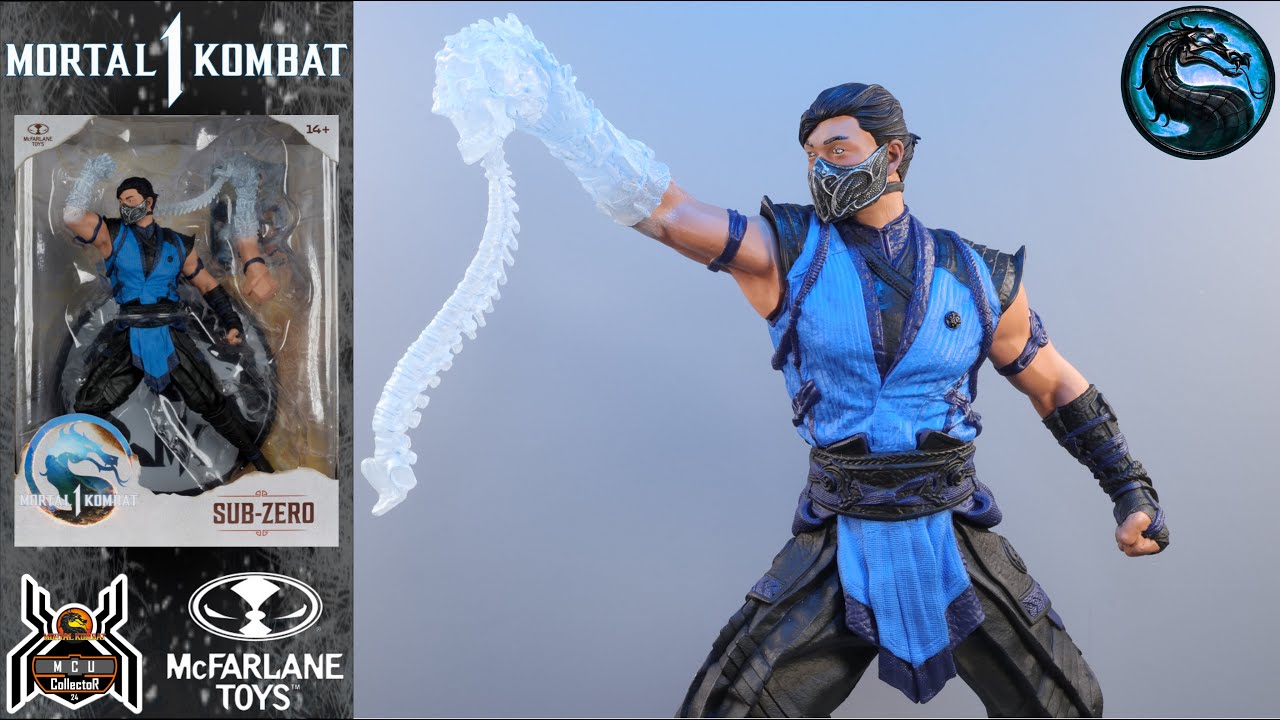 Figurine McFarlane Toys Mortal Kombat 1 - Sub-Zero 25 Cm échelle 1:6 - Neuve Sous Blister