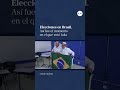 Elecciones presidenciales en Brasil: así fue el momento en el que voto Lula