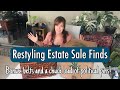 How to Refinish Estate Sale Finds like Baskets