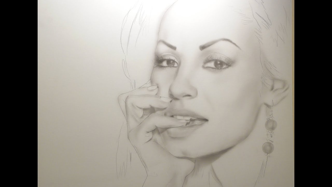  Airbrush  Portrait  of a Young Woman YouTube