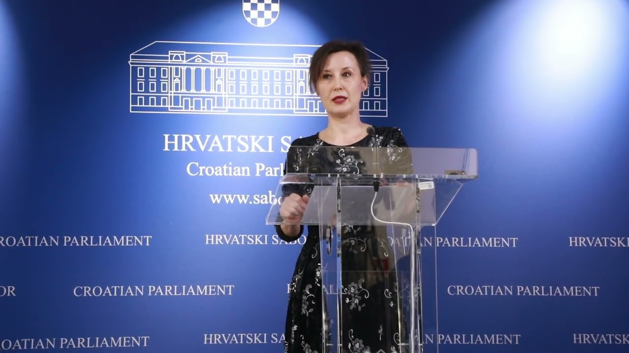 Konferencija za medije zastupnice Dalije Orešković o korupciji u HDZ-u i imenovanju predsjednika V