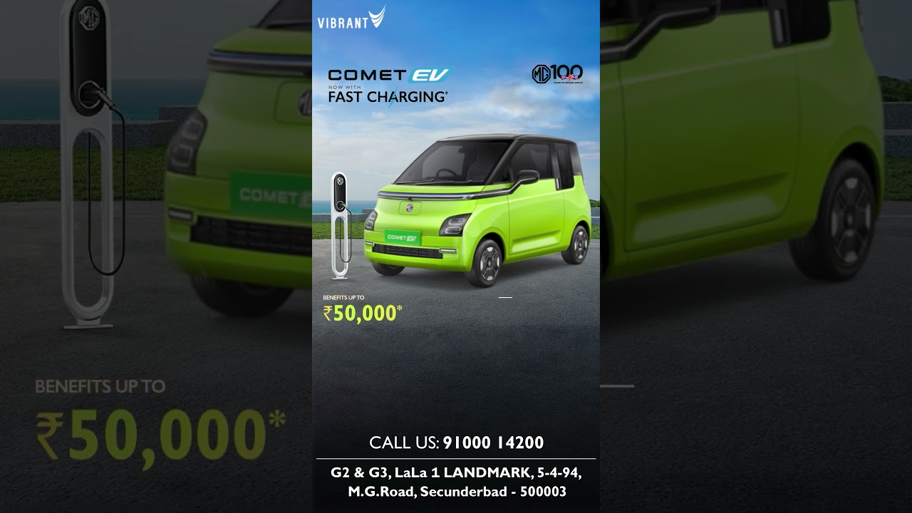 Meet the COMET EV – where innovation drives eco-friendly convenience. 