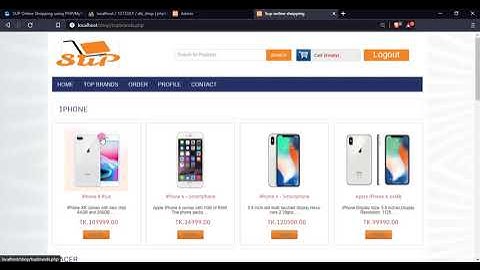 Online Shopping Web Application using PHP/MySQLi Demo