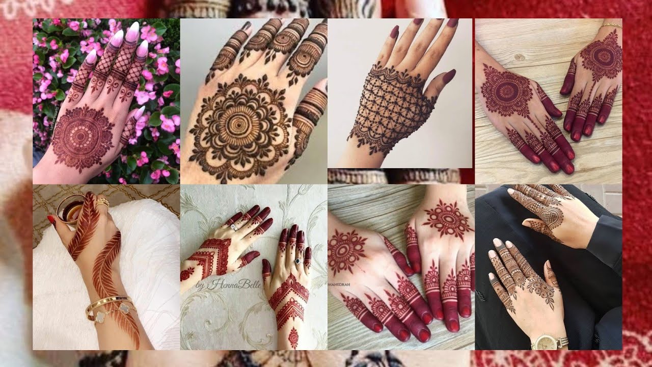 Easy and simple back hand mehndi designs /new mehndi design 2021/mehndi designs /design for girls