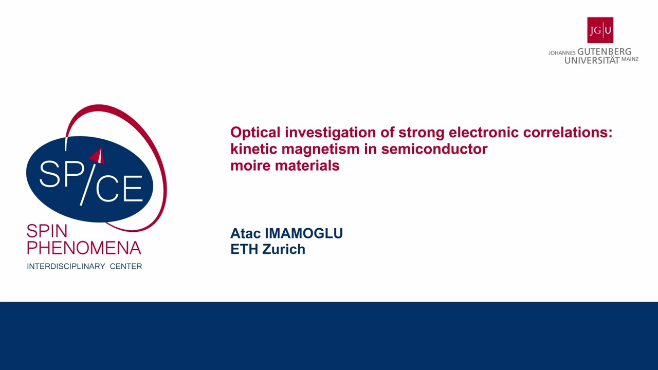 Talks - Non-equilibrium Quantum Materials Design 2023 - Atac IMAMOGLU, ETH Zurich