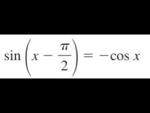 Prove Sin X Pi 2 Cosx Youtube