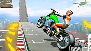 Mega Ramp Stunts : Bike games 3D - Handcam Gameplay screenshot 2