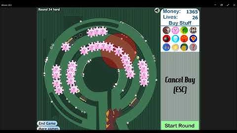 No Tower Upgrades (Track 7, Hard, Bloons Tower Defense 3 Challenge)