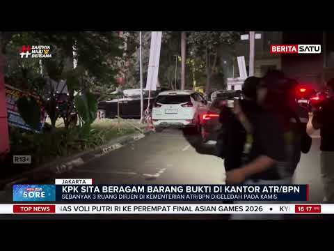 3 Ruang Dirjen ATR/BPN Digeledah KPK! Dugaan Aliran Suap Bernilai Fantastis Terkuak? #Beritasatu