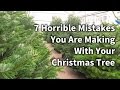 7 Mistakes You Are Making With Your Christmas Tree