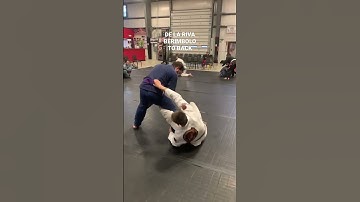 BJJ DE LA RIVA BERIMBOLO TO BACK #jiujitsu #brazilianjiujitsu #bjj #berimbolo #delariva #bayville