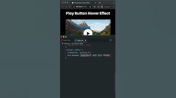 Play Button Hover Effect in #CSS