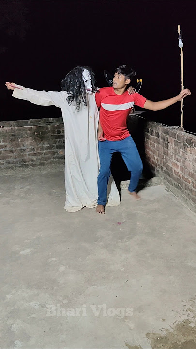 Hanuman Bhakt Ghost Attack ☠️😱🕉️ #ghost #bhoot #hanuman #comedy #trending #viral #shorts