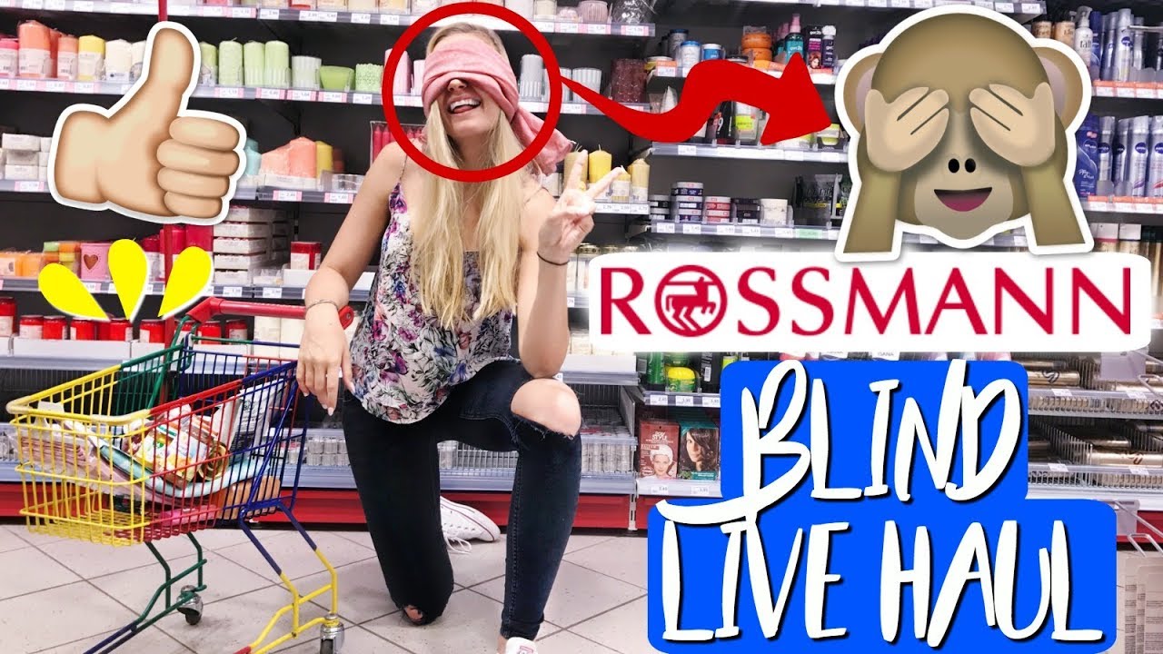 BLIND ROSSMANN LIVE HAUL! Ihr bestimmt & gewinnt!