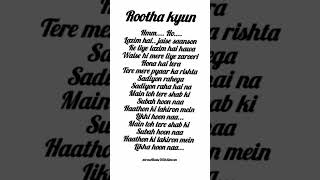 Rootha Kyun Song S shortsfeed hindisong song s songs alzone youtubeshorts