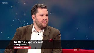 Chris Copperwheat (Astrophysicist) On BBC Breakfast [01.06.2024]