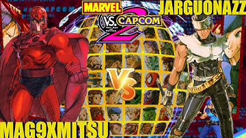 MvC2 Mvci Umvc3 JARGUONAZZ vs MAG9XMITSU (Fightcade) pt 3