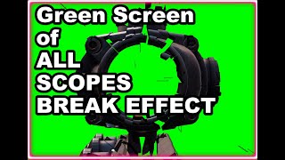 Pubg 3X 4X 6X And 8X Scopes Break Effect Green Screen Mvpzak Tiktok Video