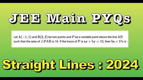 Let A and  B be two points and  be a variable point above the line  such that the area of  triangle