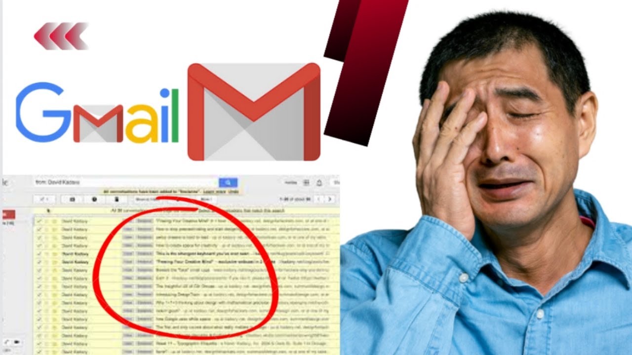 How To Clean Up Your Email Inbox Delete Unwanted Email Messages YouTube