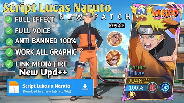 Script Lukas Naruto - Naruto Uzumaki No Password | Full Effect Voice | New Patch