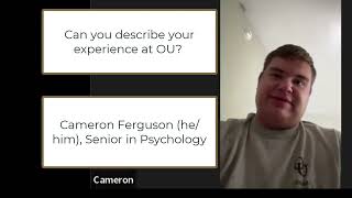 Cameron’s Story: OU Neurodivergent Student Perspectives