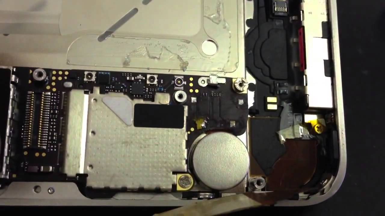 iPhone 4s damaged battery connector repair The Computer Room Nottingham YouTube