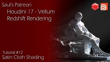Patreon Course Preview - #12 - Houdini 17 Vellum Cloth & Redshift