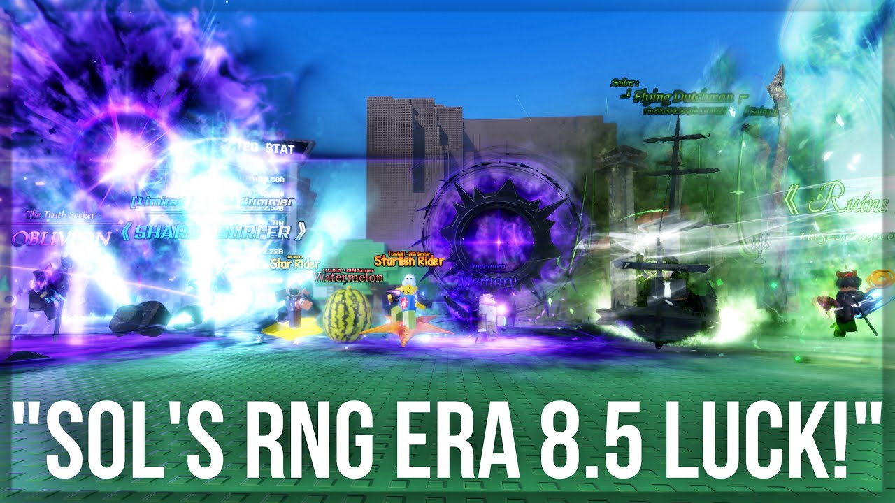 8 Players Beat Roblox Sol's RNG Era 8.5 - YouTube