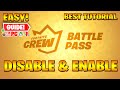 How To Disable &amp; Enable Fortnite Crew Pack Chapter 7 / Cancel Fortnite Crew &amp; EASY STEPS!